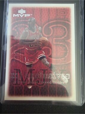 NBA Michael Jordan MVP MJ Exclusives Upper Deck - Collectors Card